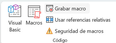 Grabar Macro en Excel