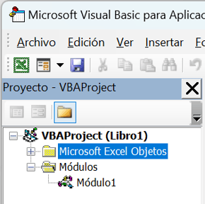 Módulo de Macro en Excel