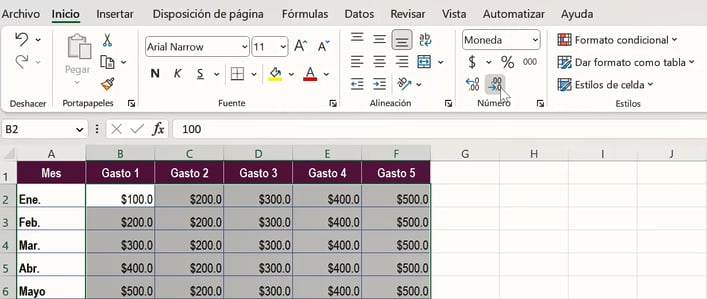 formato moneda excel v3