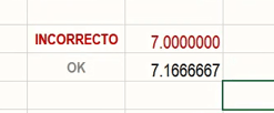 método para dividir en Excel