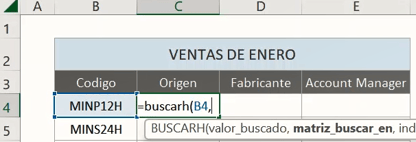 buscarh aplicación en Excel