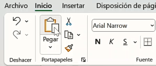 copiar celda en Excel 