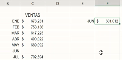 mover celda en Excel 2
